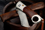 Titanium Cigar Cutter With Desert Ironwood And Damascus Blade 244/500 By William Henry