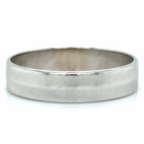 Estate Coin Edge Texture Wedding Band