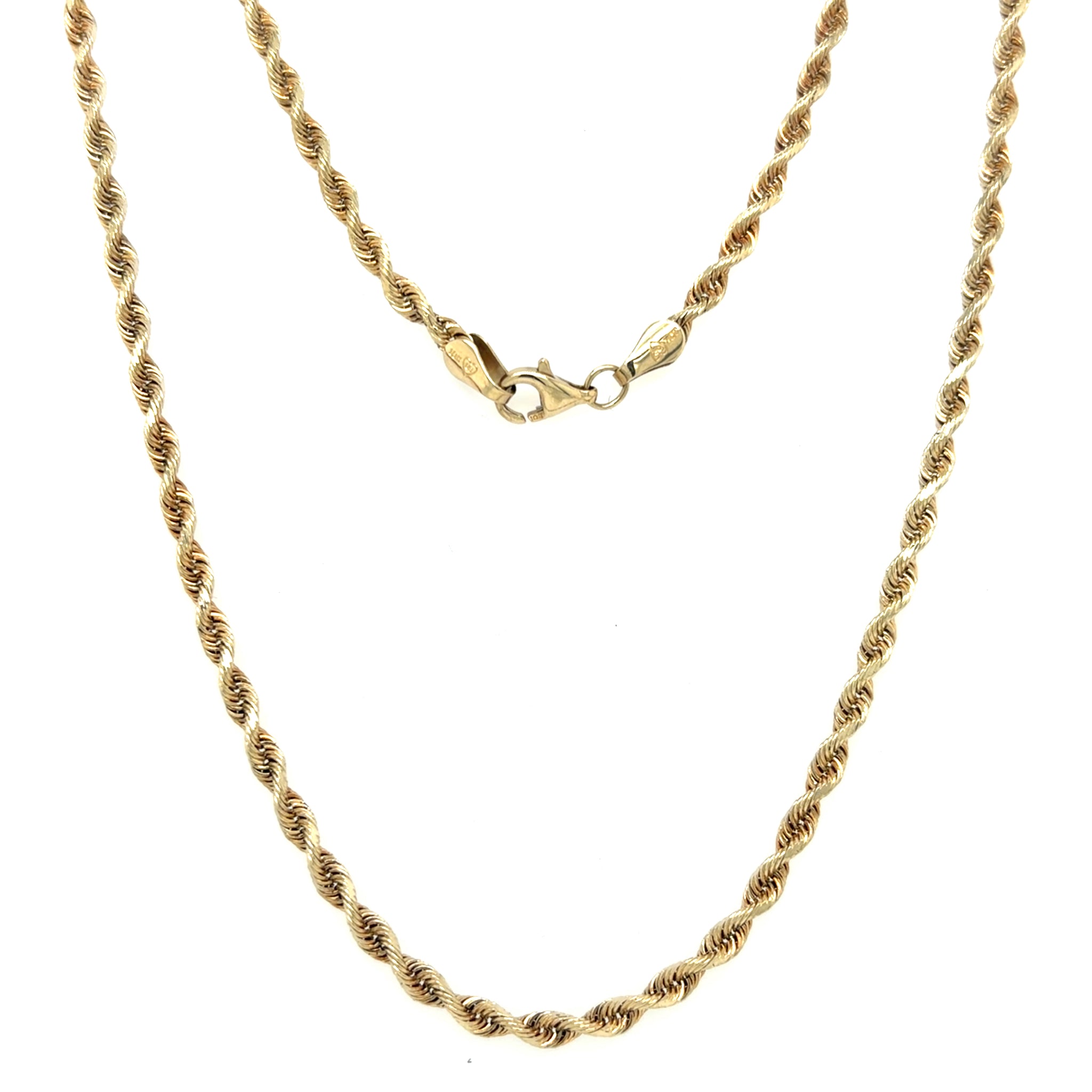 Estate 20" Yellow Gold 2.7mm Rope Chain