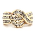 Estate Diamond Channel Set Ring