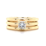 Estate Princess Cut Solitaire Ring