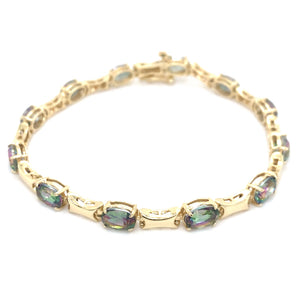 Estate Mystic Topaz Bracelet