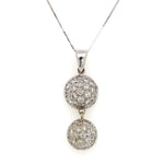 Estate Diamond Pave' Pendant