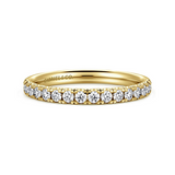 14K Yellow Gold Diamond Wedding Band