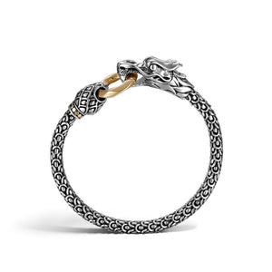 Legends Naga Gold & Silver Dragon Bracelet with Gold Ring by John Hardy