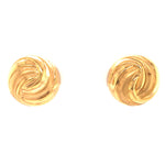 Estate Gold Knot Earrings