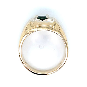 Estate Gent's Chrome Diopside Ring