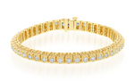 14K Yellow Gold 4.01cttw GH-SI1 Diamond Bracelet