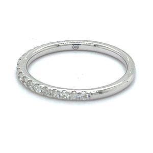 14K White Gold 0.25cttw Diamond Wedding Band