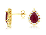 Ruby Stud Earrings