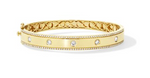 14K Honey Gold 1.19cttw Diamond Bangle by LeVian