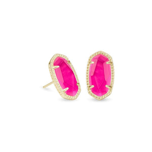 Ellie Gold Plated Earrings in Azalea Illusion by Kendra Scott