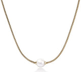 JH Essentials 14K Gold with 8-8.5mm Cultured Fresh Water Pearl 16-18" by John Hardy