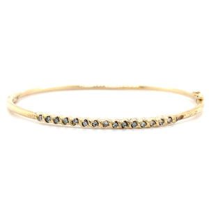 Estate 0.15cttw Diamond Bangle