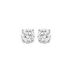 Estate 14K White Gold 0.25cttw I1 I-K Diamond Stud Earrings