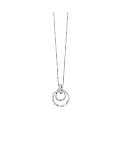 Sterling Silver & 0.10cttw Diamond Pendant