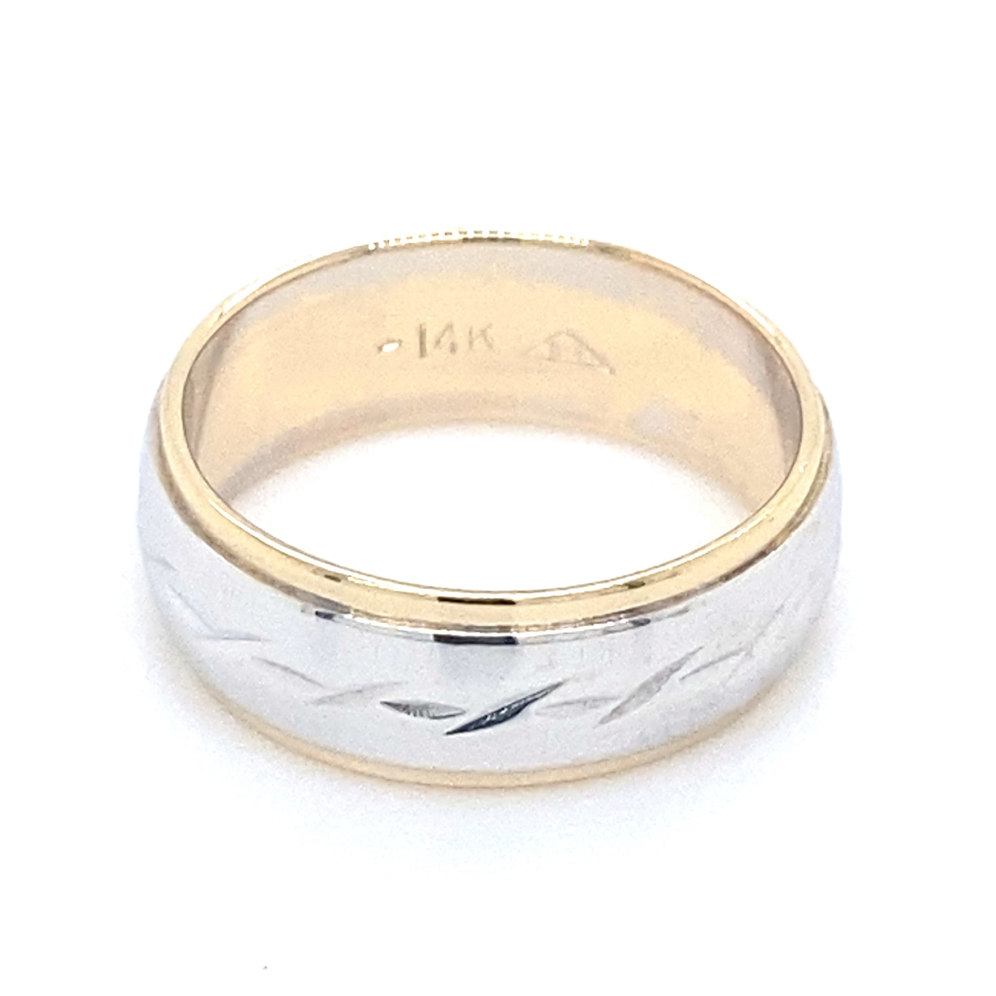 Estate 6.5mm Two Tone Wedding Band