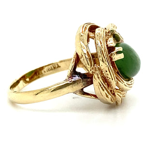 
            
                Load image into Gallery viewer, Estate Green Jade Ring
            
        