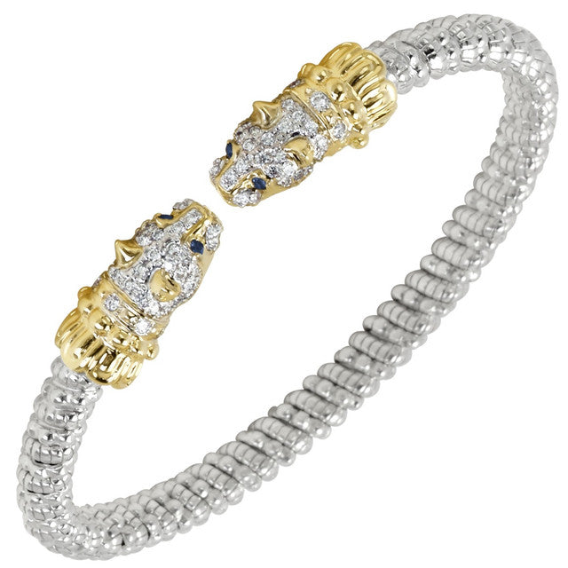 Diamond and Sapphire Jaguar Bracelet by VAHAN