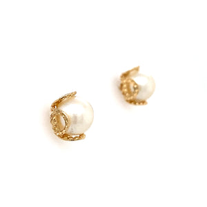 Estate Vintage Style Pearl Earrings