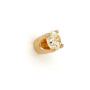 Estate Single Diamond Stud