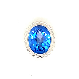 Estate Glacier Topaz Caerleon Bezel