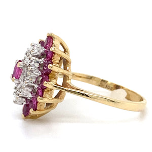 Estate Ruby & Diamond Ring