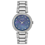 Eco-Drive, Mother of Pearl Dial with Crystals, by Citizen