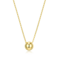 "Genesis" Yellow Gold Plated Chain Necklace