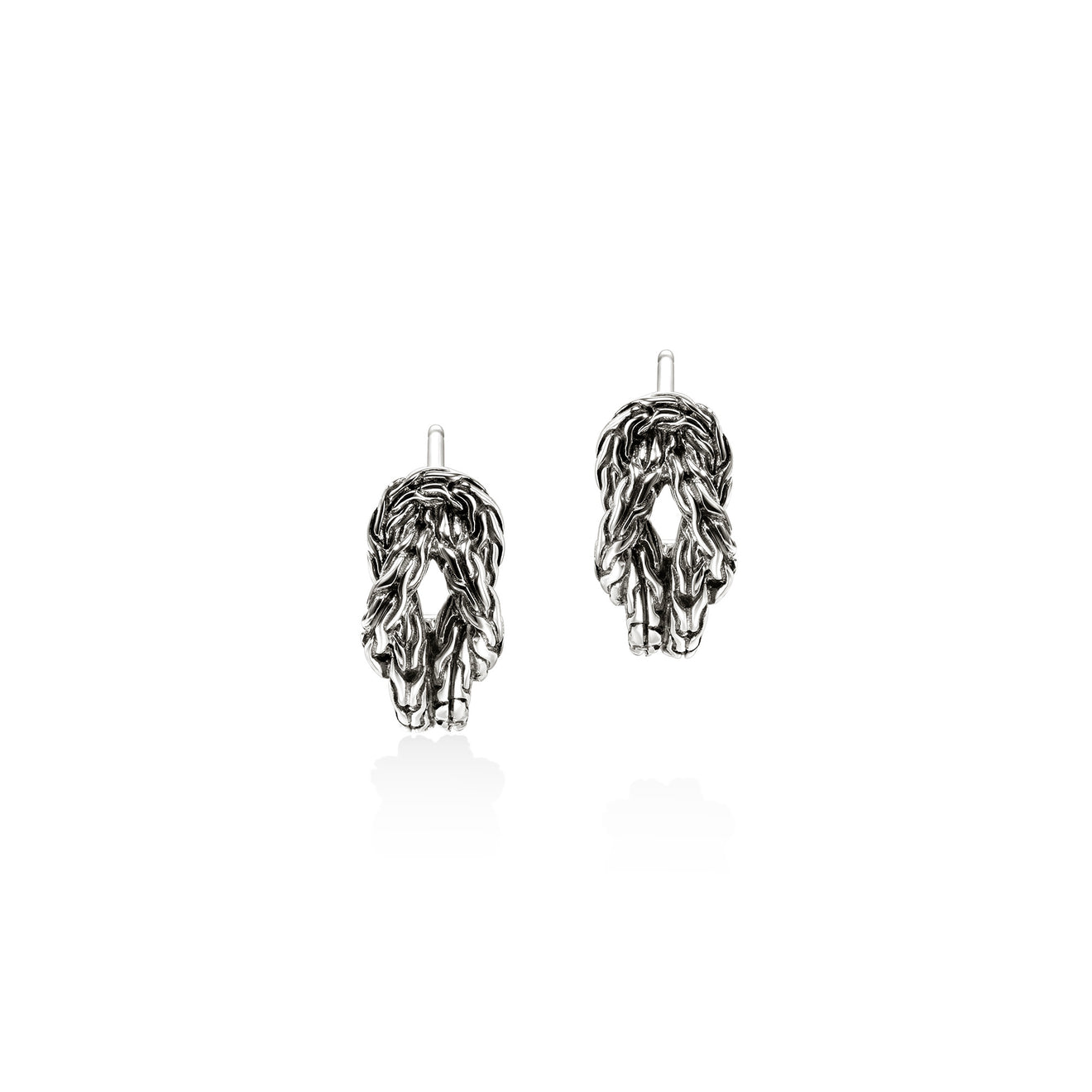 Love Knot Silver Hoop Earrings by John Hardy