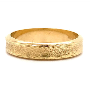 Estate Concave Wedding Band