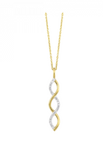 10K Yellow Gold 0.83cttw I1 H-I Diamond Pendant