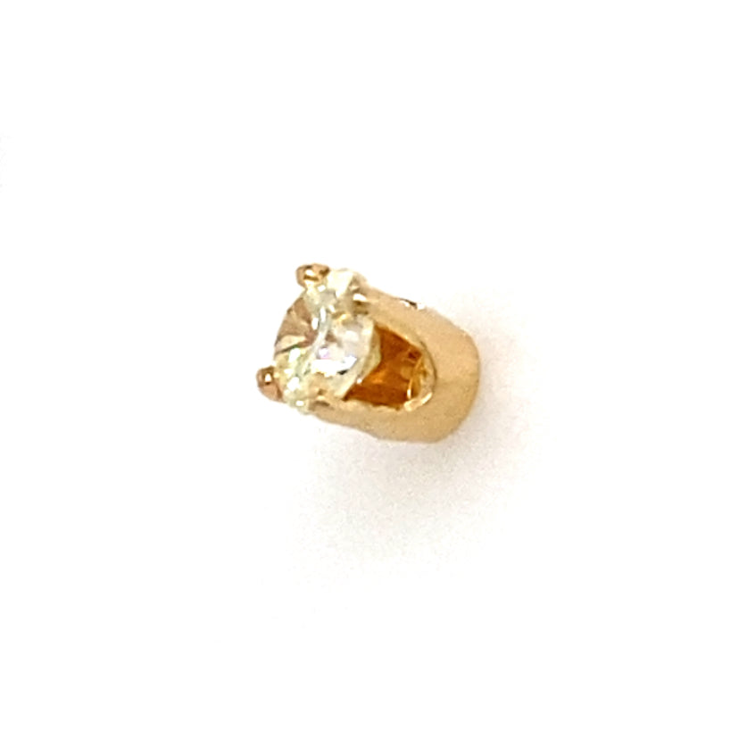 Estate Single Diamond Stud