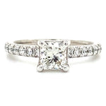 Estate Princess Cut Engagement Ring