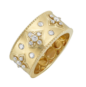 14K Yellow Gold 0.50cttw Diamond Fashion Ring