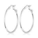 Sterling Silver Hoop Earrings by ELLE