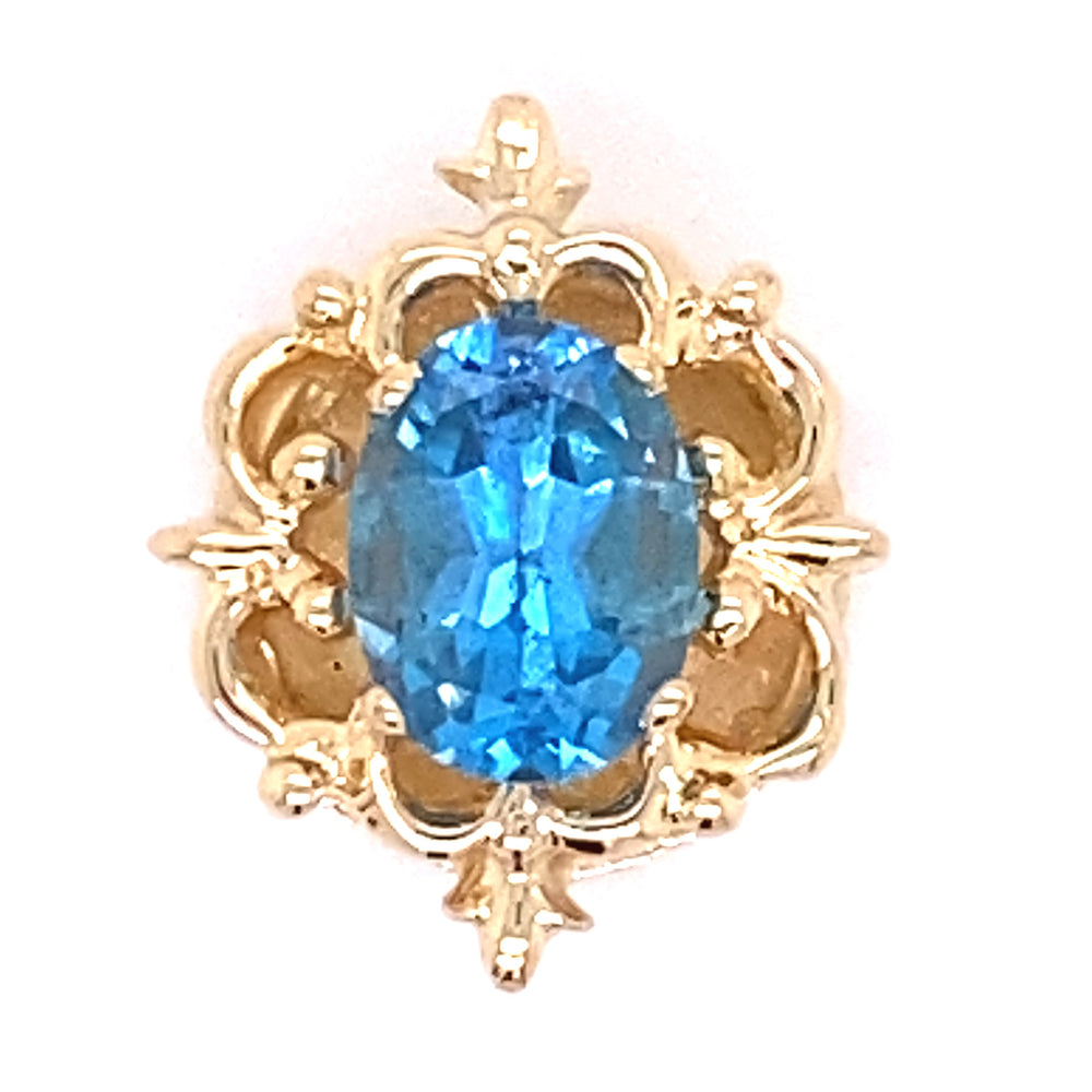 Estate Blue Topaz Slide