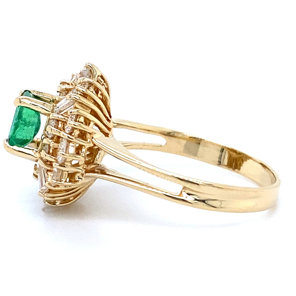 Estate Emerald Cocktail Ring