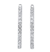 Diamond Hoop Earrings