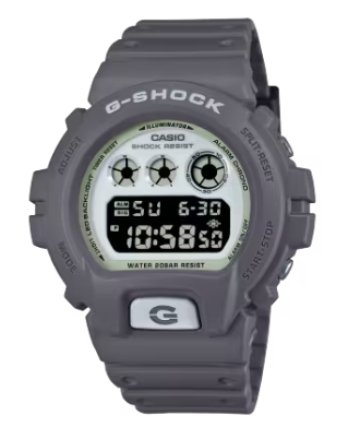 DW6900HD-8 Grey Watch with Luminescent Parts by G-Shock