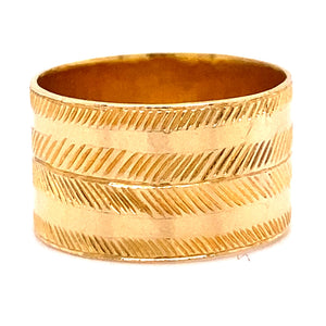 Estate 18K Cigar Band