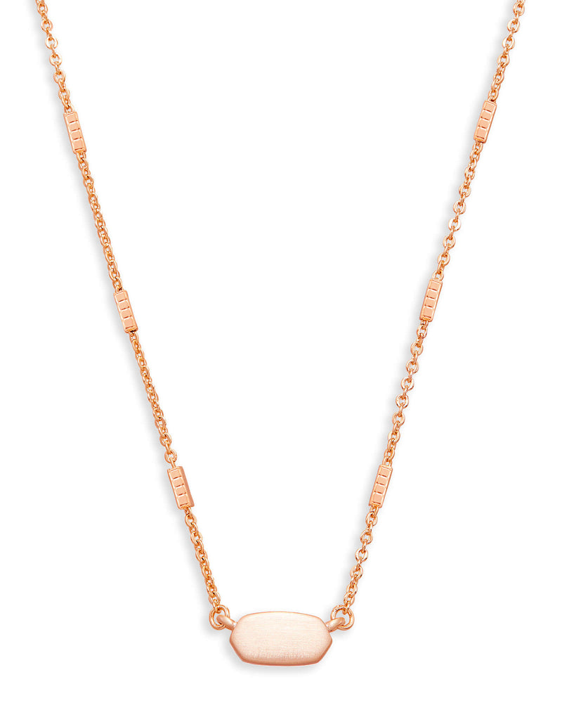Fern Rose Gold Plated Necklace by Kendra Scott