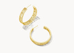 Kelly Gold Hoop Earrings by Kendra Scott