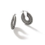 Classic Rata Chain Hoop Earrings by John Hardy