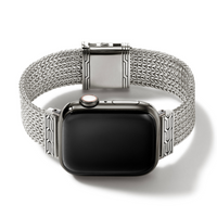 Sterling Silver 12mm Smart Watch Strap by John Hardy