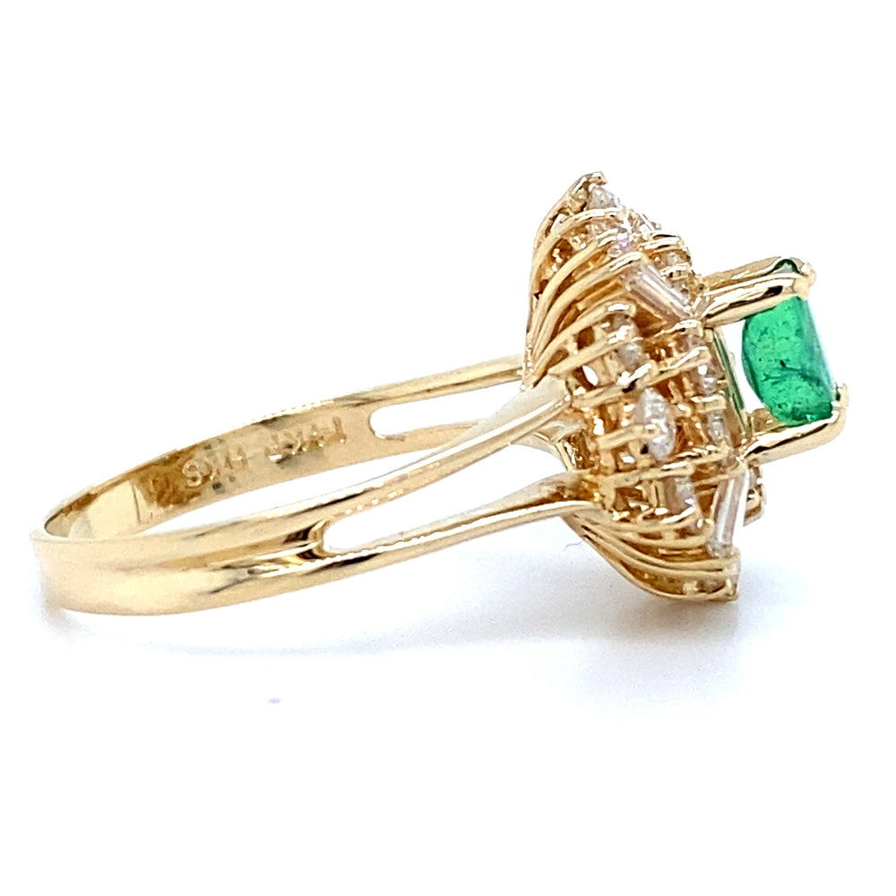 Estate Emerald Cocktail Ring