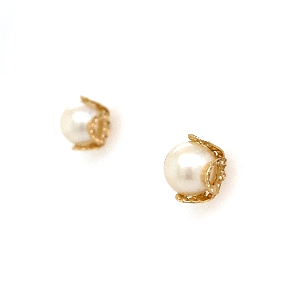 Estate Vintage Style Pearl Earrings