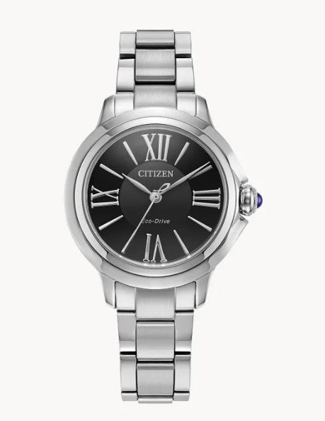 Ladies Eco-Drive L Ceci Silver-Tone Stainless Steel Watch by Citizen
