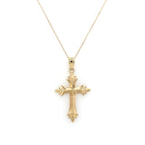 Estate Ornate Cross Necklace