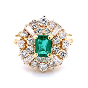 Estate Emerald Cocktail Ring